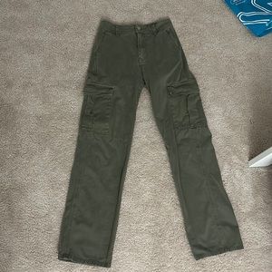 size 2 green cargo trousers